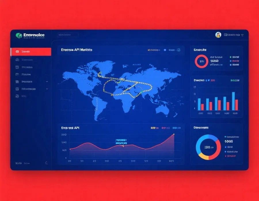 赛事数据路由与API监控示意图