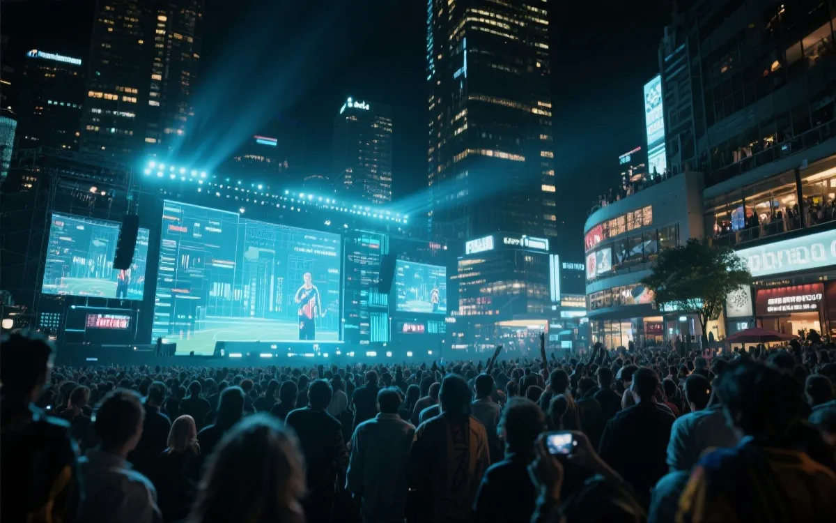 世界杯重点城市球迷场景：球迷区、商圈、交通枢纽的数据化策划画面